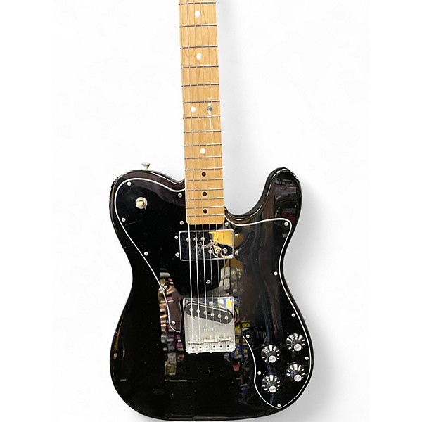 Used Fender Vintera 70s Telecaster Custom Black Solid Body Electric Guitar