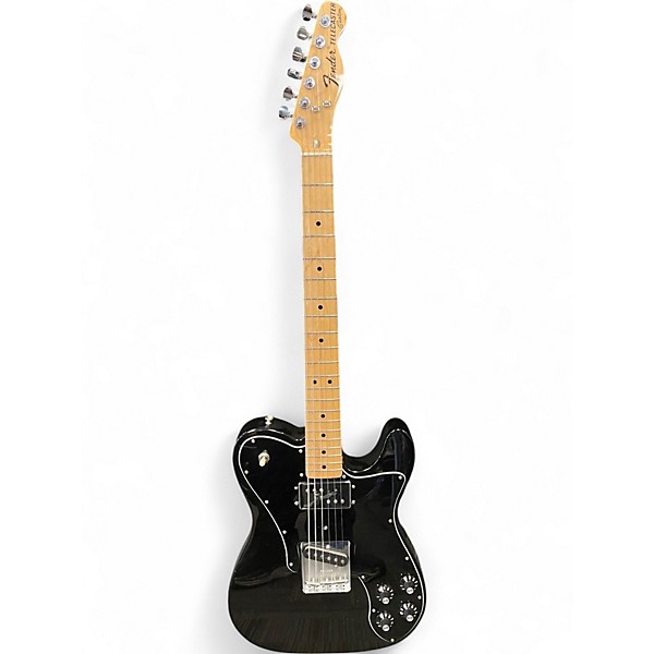 Used Fender Vintera 70s Telecaster Custom Black Solid Body Electric Guitar
