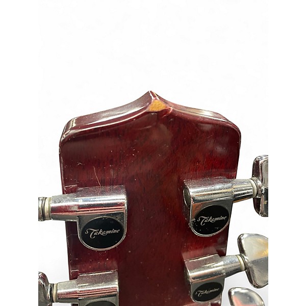 Vintage 1992 Takamine FP325SCR Amber Acoustic Electric Guitar