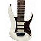Used Ibanez TAM10 Tosin Abasi Signature 8 String white Solid Body Electric Guitar