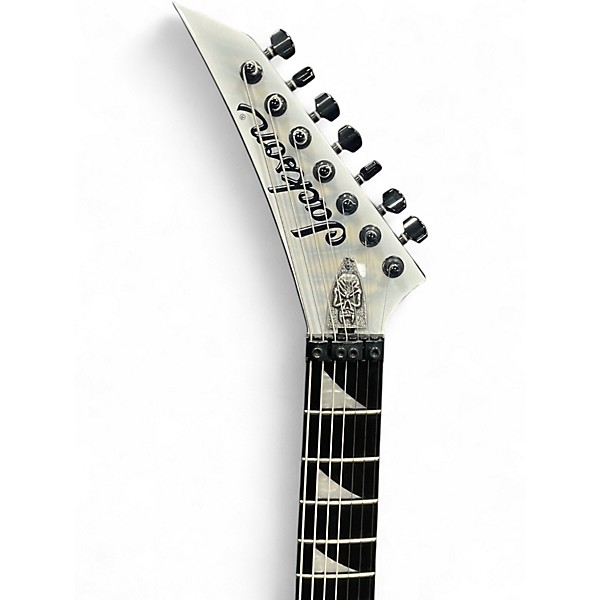 Used Jackson kv7 corey beaulieu white quilt Solid Body Electric Guitar