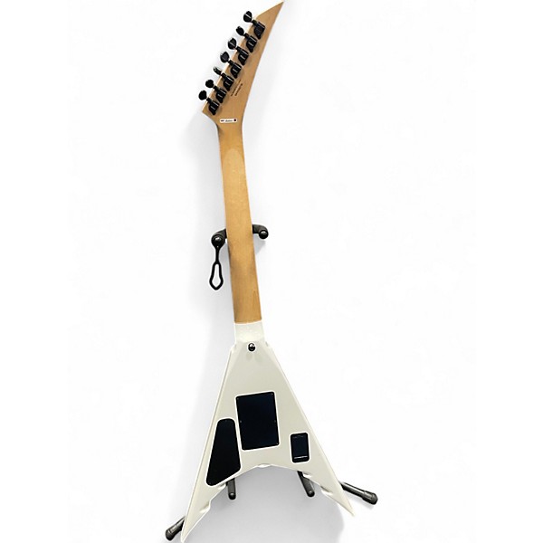 Used Jackson kv7 corey beaulieu white quilt Solid Body Electric Guitar