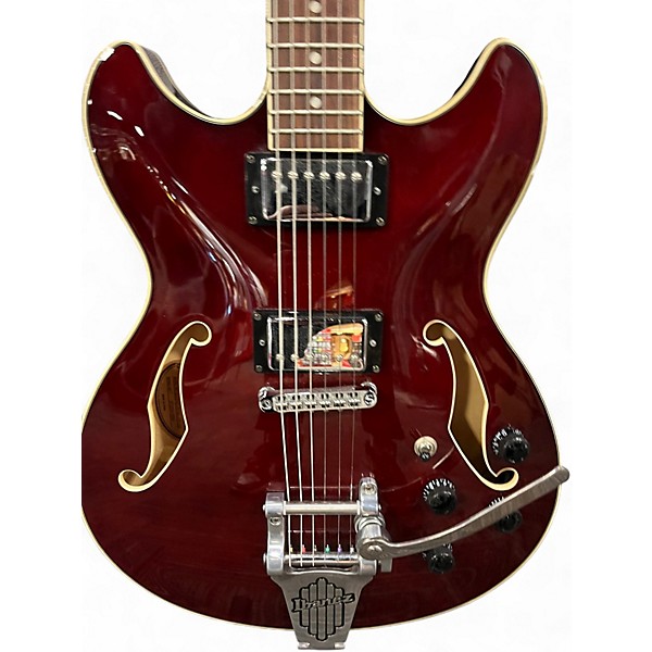 Used Ibanez AS73 Artcore Cherry Hollow Body Electric Guitar