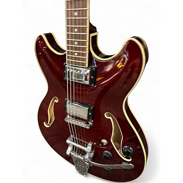Used Ibanez AS73 Artcore Cherry Hollow Body Electric Guitar