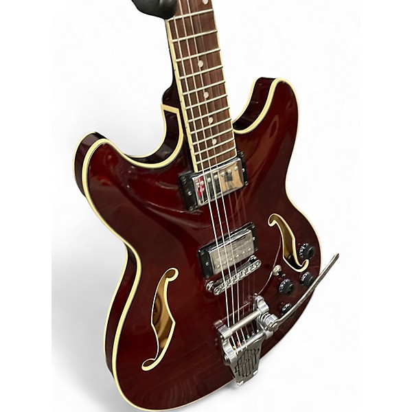 Used Ibanez AS73 Artcore Cherry Hollow Body Electric Guitar