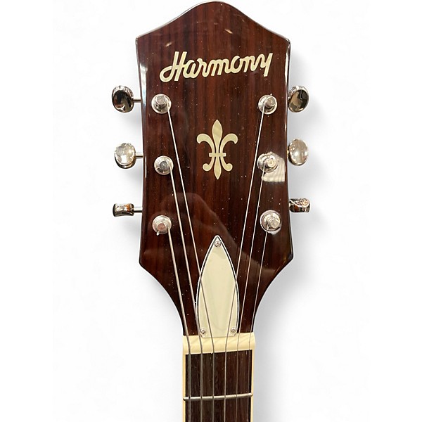 Used Harmony H62 Reissue Sunburst Hollow Body Electric Guitar