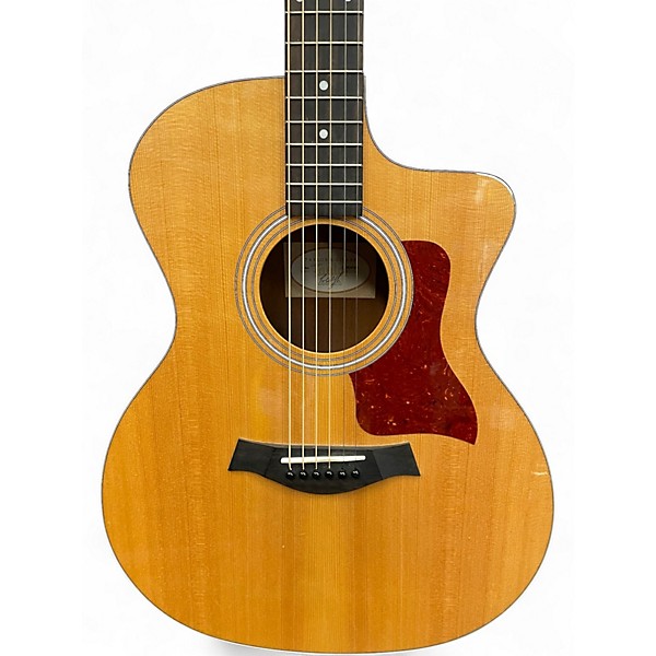 Used Taylor 214CE Natural Acoustic Electric Guitar