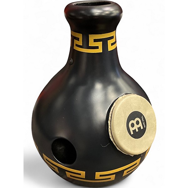 Used MEINL FIBERGLASS TRI-SOUND IBOE DRUM BLACK/GOLD Hand Drum