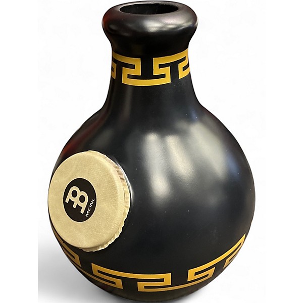 Used MEINL FIBERGLASS TRI-SOUND IBOE DRUM BLACK/GOLD Hand Drum
