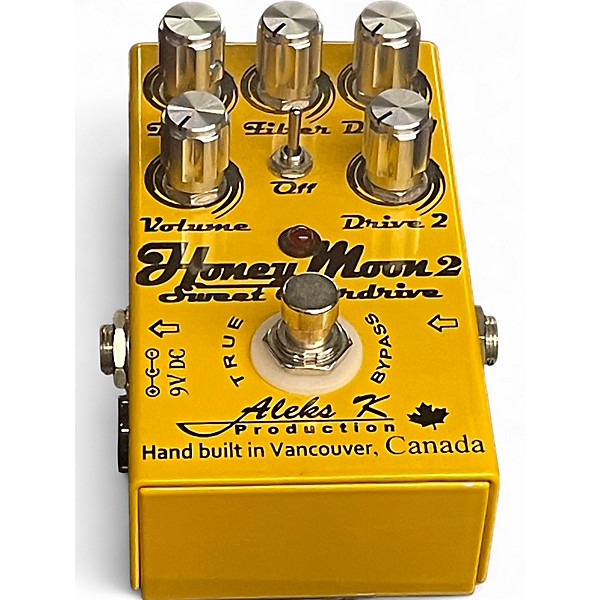Used Aleks K Production Honey Moon 2 Sweet Overdrive Effect Pedal