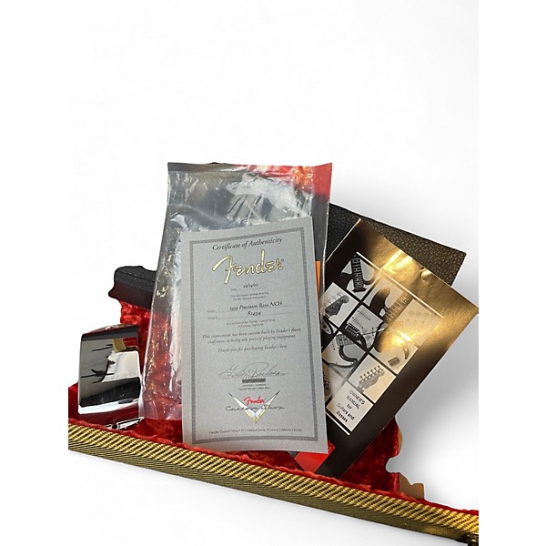 Used 2002 Fender Custom Shop 1959 Precision Bass NOS Sunburst Electric Bass Guitar