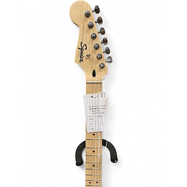 Used Squier Sonic Stratocaster Black Solid Body Electric Guitar