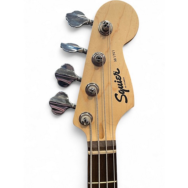 Used Squier Mini Precision Bass Black Electric Bass Guitar