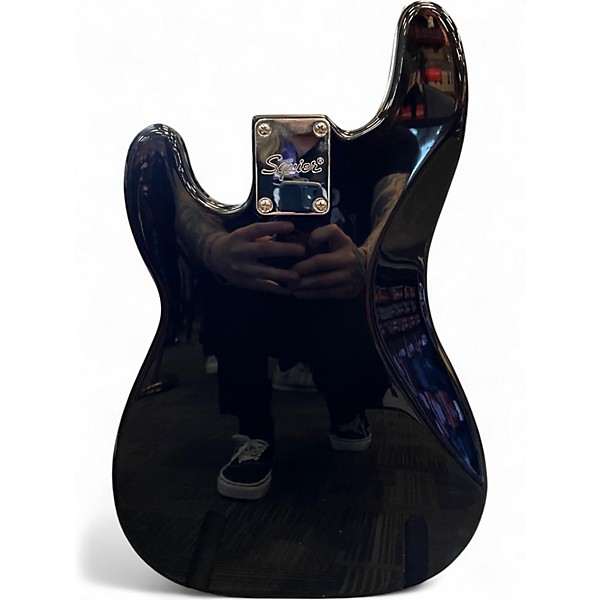 Used Squier Mini Precision Bass Black Electric Bass Guitar