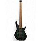 Used Cort Space 5 Green Electric Bass Guitar thumbnail