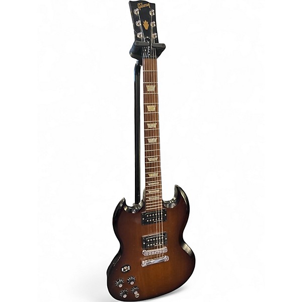 Used Gibson 1970S Tribute SG Special Left Handed Brown Electric Guitar