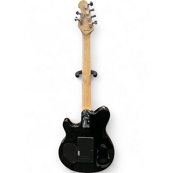 Used Sterling by Music Man Sub AX3 Axis Trans Amber Solid Body Electric Guitar