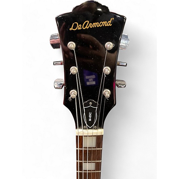 Used De Armond M-65C Cherry Sunburst Solid Body Electric Guitar
