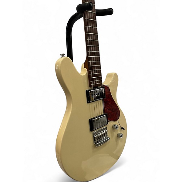 Used 2019 Sterling by Music Man Valentine Trans Buttermilk Solid Body Electric Guitar