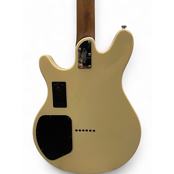 Used 2019 Sterling by Music Man Valentine Trans Buttermilk Solid Body Electric Guitar