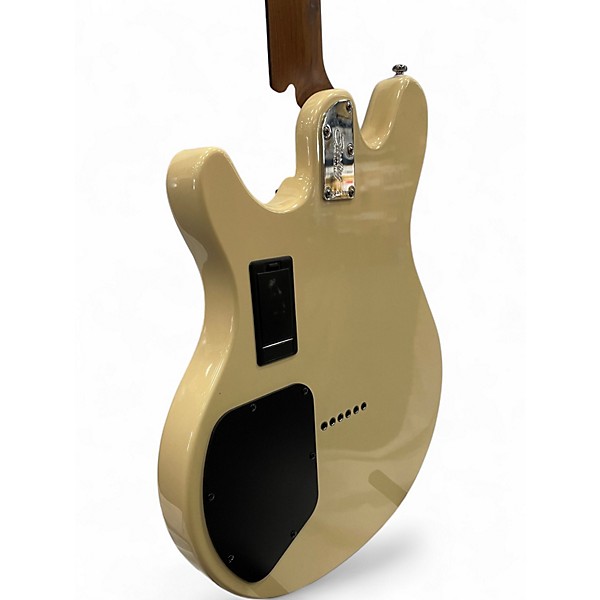 Used 2019 Sterling by Music Man Valentine Trans Buttermilk Solid Body Electric Guitar