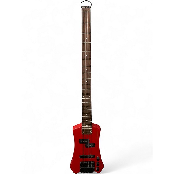 Used Burnside Street Bass Red Electric Bass Guitar