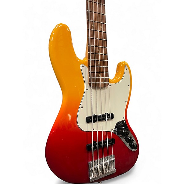 Used Fender Player Plus Jazz Bass V TEQUILA SUNRISE Electric Bass Guitar