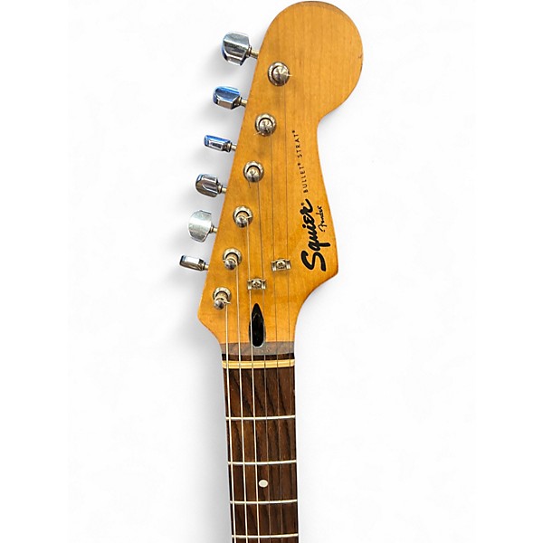 Used Squier Bullet Stratocaster Black Solid Body Electric Guitar