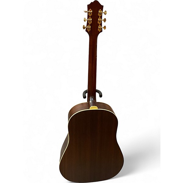 Used 2010s Epiphone Masterbilt AJ-500ME Advanced Jumbo Natural Acoustic Electric Guitar