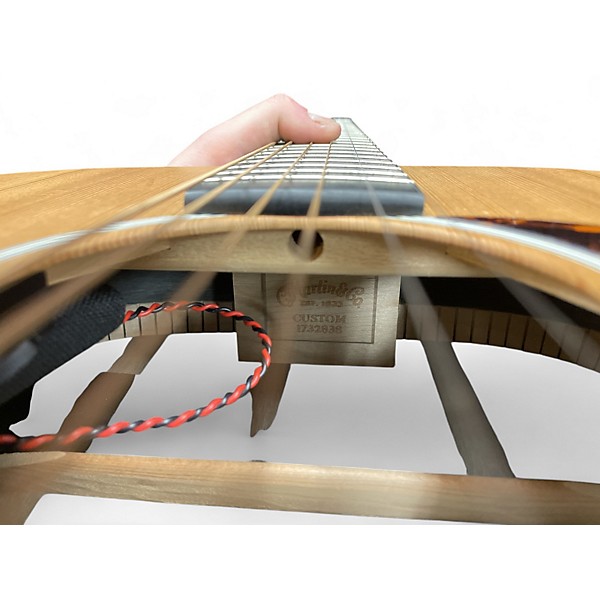 Used Martin CUSTOM X SERIES Natural Acoustic Electric Guitar