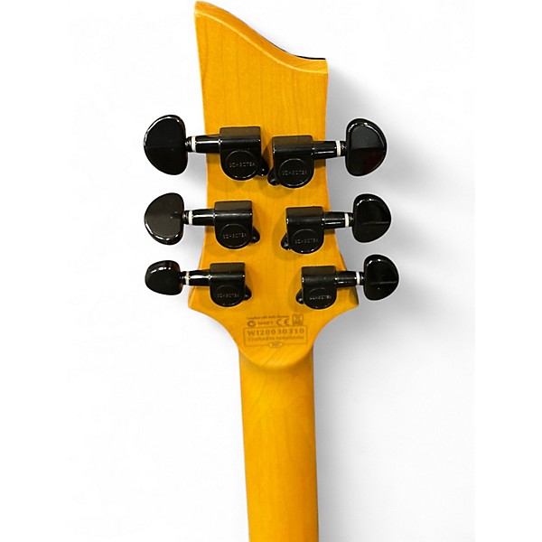 Used Schecter Guitar Research C-6 Elite Green Solid Body Electric Guitar