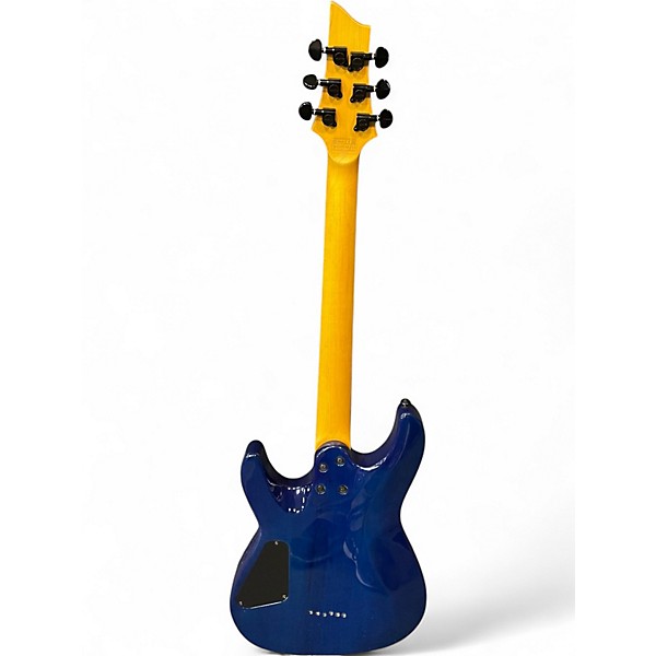 Used Schecter Guitar Research C-6 Elite Green Solid Body Electric Guitar