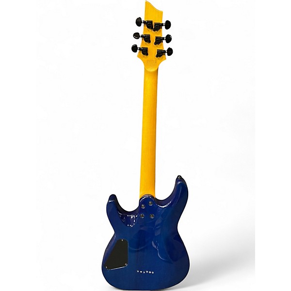 Used Schecter Guitar Research C-6 Elite Green Solid Body Electric Guitar