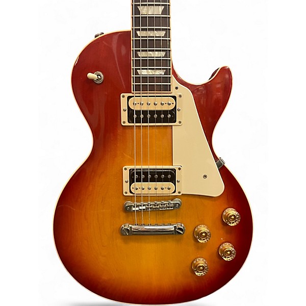 Used 2017 Gibson Les Paul Classic Heritage Cherry Sunburst Solid Body Electric Guitar