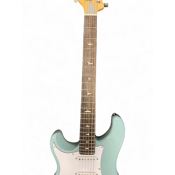 Used PRS SE Silver Sky STONE BLUE Solid Body Electric Guitar