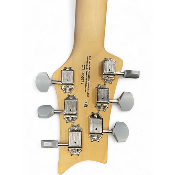 Used PRS SE Silver Sky STONE BLUE Solid Body Electric Guitar