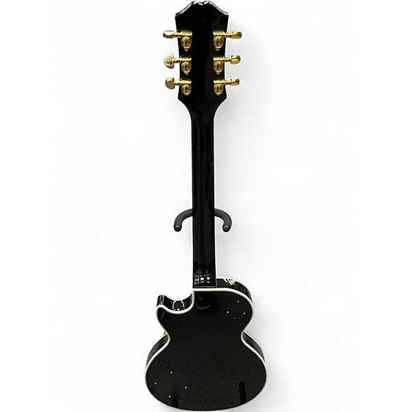 Used Epiphone Les Paul Custom Blackback Antique Ivory Solid Body Electric Guitar