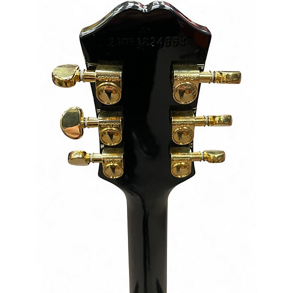 Used Epiphone Les Paul Custom Blackback Antique Ivory Solid Body Electric Guitar