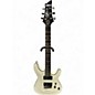 Used Schecter Guitar Research OMEN 6 DIAMOND SERIES Vintage White Solid Body Electric Guitar thumbnail