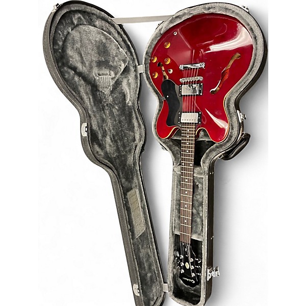 Used Epiphone Dot Cherry Hollow Body Electric Guitar