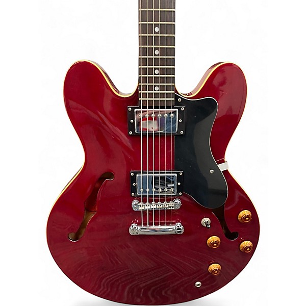 Used Epiphone Dot Cherry Hollow Body Electric Guitar