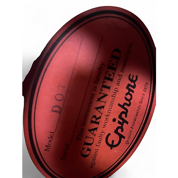 Used Epiphone Dot Cherry Hollow Body Electric Guitar