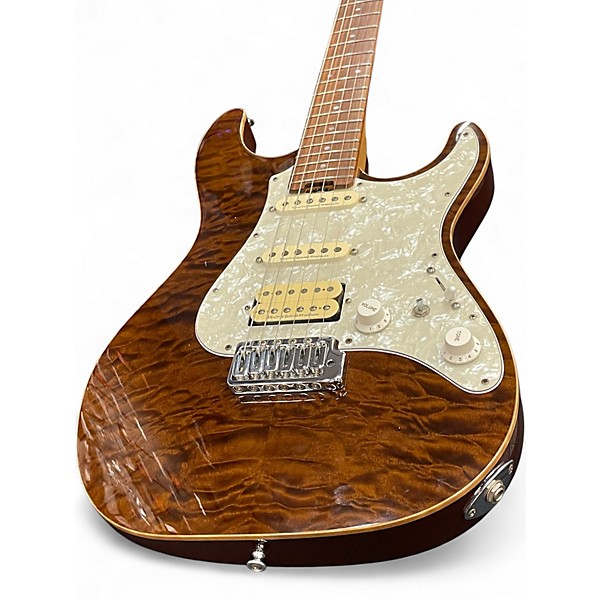 Used 2008 ESP Snapper CTM Trans Brown Solid Body Electric Guitar