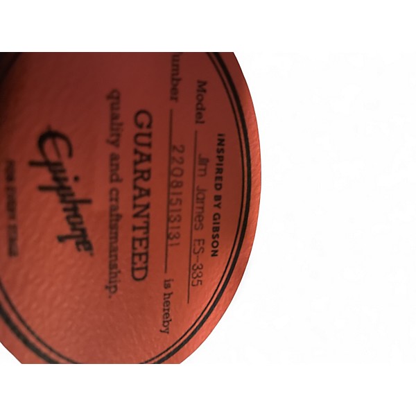 Used Epiphone Jim James ES-335 Walnut Hollow Body Electric Guitar