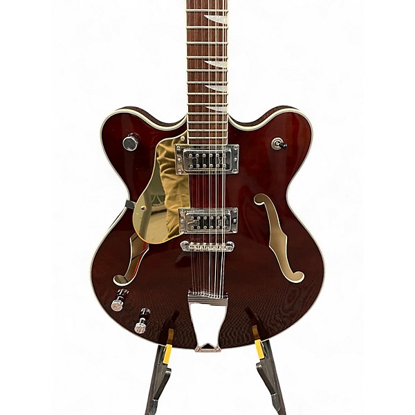 Used Eastwood CLASSIC 12 LEFT HANDED Walnut Hollow Body Electric Guitar