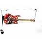 Used EVH Striped Series Frankie RED WHITE STRIPE Solid Body Electric Guitar thumbnail
