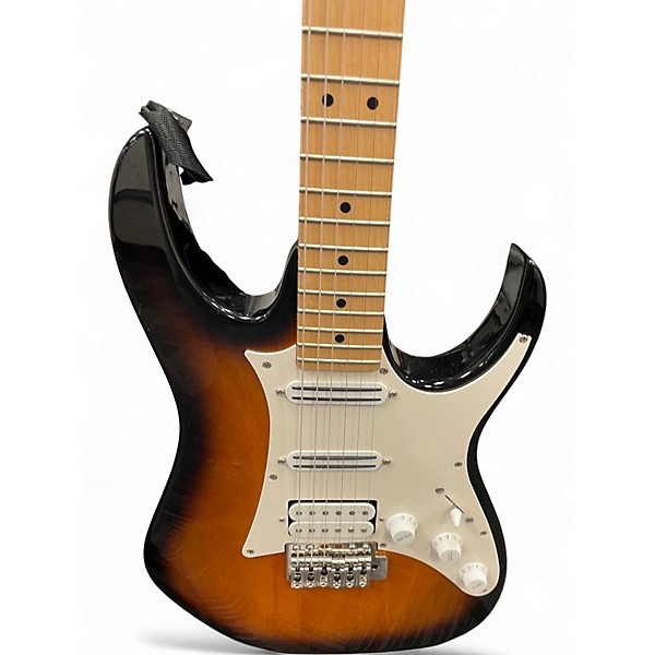 Used Ibanez AT10PSB Andy Timmons Signature 2 Tone Sunburst Solid Body Electric Guitar