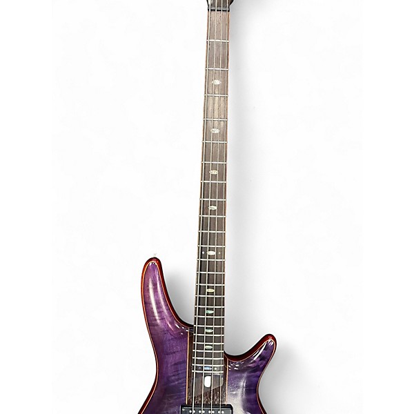 Used Ibanez SR2400 Purple Electric Bass Guitar