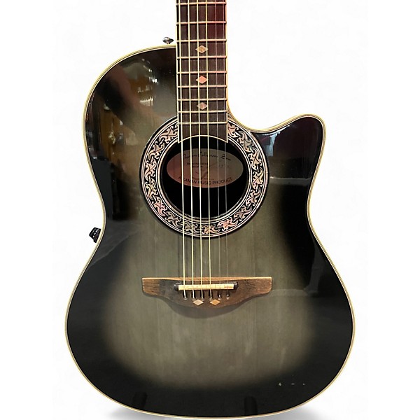 Used Ovation COLLECTORS SERIES 1983 Charcoal Acoustic Electric Guitar