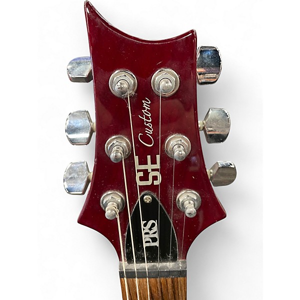 Used PRS SE Custom 22 Semi-Hollowbody Crimson Red Trans Hollow Body Electric Guitar